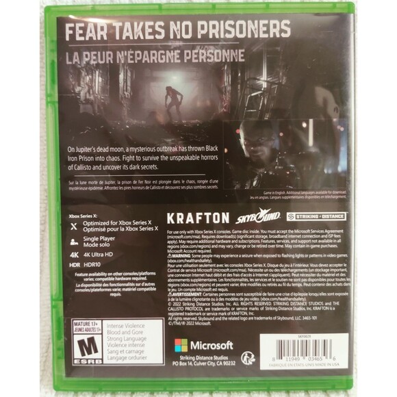 The Callisto Protocol - Day One Edition (Microsoft Xbox Series X, 2022) - Picture 3 of 9